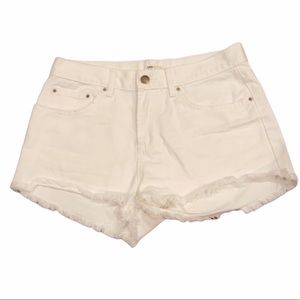 🔴 White Billabong Shorts High Waisted 26